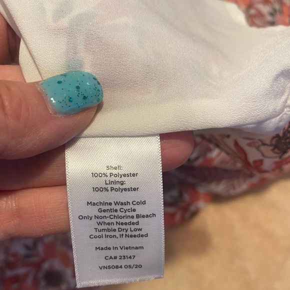 Talbots transition fall peach pink nude brown Women's almost tunic length top - Picture 10 of 10